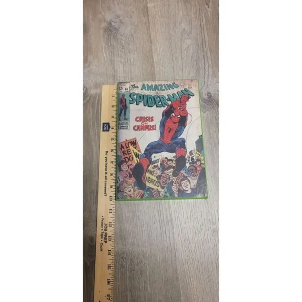 Marvel Amazing Spider-Man‎ Crisis Campus Wood Wall Decor Comics Art